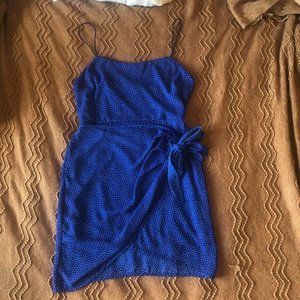 Fashion Nova Blue Polkadot Dress